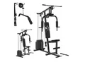 ArtSport Kraftstation ProfiGym 2000 Set mit Latzugstange, Butterflystange & Seilzug – 40kg Gewichte
