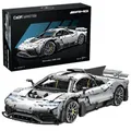 CaDA Mercedes-Benz AMG ONE C61503W - Modellauto-Bauset, 3295 Teile, ab 7 Jahren, Rot, Schwarz, Silber, Weiß
