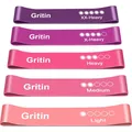 Fitnessbänder Set 5 Widerstandsstufen Latex Yoga Krafttraining Gymnastikband
