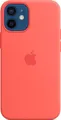 Apple iPhone 12 Mini Silikonhülle mit MagSafe Citrus Pink