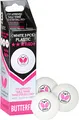 Tischtennis-Bälle 3er-Pack Butterfly Orig. 3-Stern R40+  40mm weiß  Plastikball