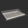 Queence Lichtschachtabdeckung, aus Acryl, LxB: 70 x 45 cm - transparent