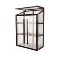 Greenspot Origin Minigewächshaus - 80x42x121cm Palisanderbraun Dunkel