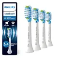 Philips Sonicare C3 Premium Plaque Defense, Original Ersatzbürstenköpfe, Weiß, 4er-Pack, HX9044/87