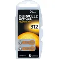 Duracell - Hörgerätebatterie Za 312 1.45 V 6 St. 160 Mah Zink-luft Activair 312