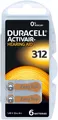 Duracell 312 Activair Hörgerätebatterien Batterie ZL3 PR41 braun  ++ MHD 2029 ++