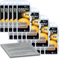 120x Duracell Activair 312 braun Hörgerätebatterie (20x 6er Bl.)+Reinigungstuch