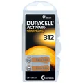 Hückmann - Batterie Hörgerätebatterie 1,4V PR41 (Bli.6) 312Activair Duracell