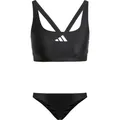 adidas 3S Bikini Set Damen in black-white, Größe 34 FS 2025