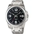 Herren Uhr Casio MTP-1314D-1ADF - Schwarz/Schwarz