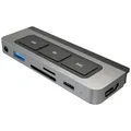 HYPER USB-C® Dockingstation HD449 Passend für Marke Dockingstations: Apple USB-C® Power Delivery