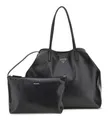 GUESS Eco Victtoria Large 2 In 1 Tote Schultertasche Tasche Black schwarz