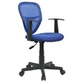 Idimex Kinderdrehstuhl, Blau, Textil, Mode, 53x92x52 cm, Arbeitszimmer, Bürostühle, Jugend- & Kinderschreibtischstühle