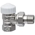 Heimeier Thermostat-Ventilunterteil V-exact II, Eckform, DN 15, vernickelt