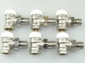 6 x HEIMEIER THERMOSTATVENTIL V-EXACT II 1/2" ECK HEIZKÖRPERVENTIL 3711-02.000