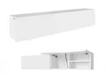 PLATAN ROOM Badschrank 80/120 / 160/200 / 240 breit Badmöbel Badezimmer Klapphängeschrank Schrank Hochglanz Matt Weiß (Weiß Matt/Weiß Matt, 160 x 30 x 25)