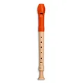 Mollenhauer 17414 Fipple Sopranblockflöte Digi orange barock