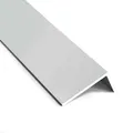 nielsen Aluminium Winkelprofil Silber matt eloxiert 1000x40x20 mm, Stärke: 2 mm, Länge: 100 cm, ungleichschenklig, Made in Germany, Eckschutzprofil, Kantenschutz, Abschlußprofil, Ausgleichswinkel