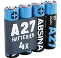 ABSINA Absina Spezial-Batterie 27 A Alkali-Mangan 12 V 28 4 St. Batterie