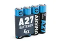 ABSINA 4x 27A 12V Batterie für Garagentoröffner, 27A 12V Alkaline mini Batterie, (1 St)