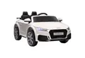 HOMCOM Elektro-Kinderauto Kinderauto mit 2,4G Fernbedienung, Musik, Belastbarkeit 25 kg, (1-tlg), bis 3 km,h, für Kinder 3-5 Jahre, Weiß