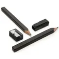 Bleistift-Set schwarz VE=2 Stifte, 1 Kappe, 1 Anspitzer