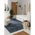 benuta Teppich Laury, rechteckig, Höhe: 5 mm, Teppich Wohnzimmer, Schlafzimmer, Esszimmer, Flur, Kunstfaser, Cozy blau 120 cm x 170 cm x 5 mm