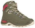 Lowa Wanderschuhe Renegade Evo Mid GTX (All-Terrain, Nubukleder, wasserdicht) graugrün Damen, Größe Euro (US): 37,5 (6,5)