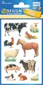 AVERY Zweckform 53720 Kinder Sticker Bauernhof Tiere 33 Aufkleber