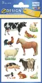 Avery Zweckform® 53720 Z-Design 53720, Kinder Sticker, Bauernhoftiere, 3 Bogen/3
