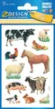 AVERY Zweckform 53720 Kinder Sticker Bauernhof Tiere 33 Aufkleber