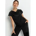 bianca Wasserfallshirt WIEBKE aus weicher Technojersey-Qualität mit kurzem Arm bunt 44