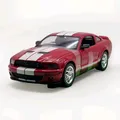 Ford Shelby Mustang GT 500 2007 rot weiß Modellauto 1:24 Welly