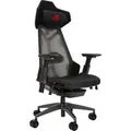 ROG Destrier Ergo Gaming-Stuhl schwarz/grau, mobile Gaming-Armstützmodus, Akustikpaneel