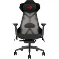 ASUS ROG Destrier Ergo Gaming Stuhl ergonomischer Gaming Stuhl mit 360 Grad Armstützen für mobile Gaming, Akustikpaneel, Aluminiumrahmen, atmungsaktiv
