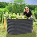 Westmann Metall Hochbeet "Grow Faster", anthrazit, 160 x 80 x 82 cm (L x B x H)