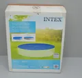 Intex Krystal Clear Solarabdeckplane aus Polyethylen (PE) Ø 366 cm Blau 28012