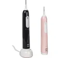 Pro 1 Duo Cross Action mit 2. Handstück, Elektrische Zahnbürste schwarz/pink