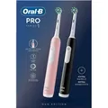ORAL-B Pro 1 Black/Pink mit 2. Handstück