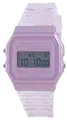 Casio F-91W Alarm Hintergrundbeleuchtung Stoppuhr Rosa Harz F-91WS-4 Unisex-Uhr