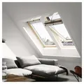 VELUX Elektro Schwingfenster INTEGRA® GGL 307021 Holz klar lackiert Alu THERMO Dachfenster, 114x118 cm (SK06)