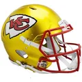 Riddell Sammelfigur Speed Authentic Helm NFL FLASH Kansas City Chief goldfarben