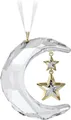 Swarovski Dekohänger Kristall Sammelfigur Holiday Magic Mond Ornament (1 St), Swarovski® Kristall