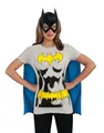 Rubie's Official Batman-T-Shirt-Set für Damen, Kostüm für Erwachsene, Größe L