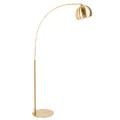 Riess Ambiente Elegante Bogenlampe Lounge Deal 205cm Gold Stehlampe Bogenleuchte Stehleuchte Wohnzimmerlampe