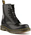DR MARTENS 1460 Smoth Core Schnürer 8 Ösen Damenstiefel IN Grün EU 36-42