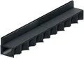 ACO Hexaline 2.0 KU-Rinne schwarz 1 m mit Schlitzaufsatz