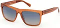 Guess GU00222 42X shiny dark orange 57/17/145 Herren Sonnenbrillen