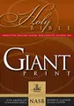 Giant Print Handy-Size Bible-NASB: New American Standard, Black, Bonded Leather, Giant Print, 1977 Edition (Amg Giant Print Handy-Size Bibles)