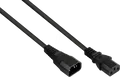 KM SK1430-S050 - Kaltgeräteverlängerung Stecker C14 an Buchse C13, schwarz, 5 m